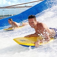 Haermny of the Seas - FlowRider simulátory surfu